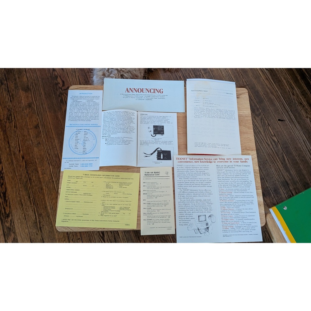 Texas Instruments TI-99/4A Home Computer Vintage 16-Bit System Original Box - Picture 13 of 16